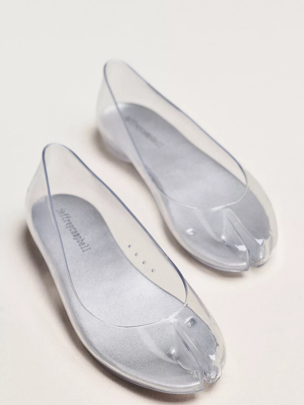 Jeffrey Campbell Fixed Split Toe Jelly Flat